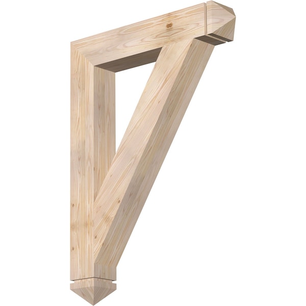 Ekena Millwork Traditional Arts & Crafts Smooth Bracket, Douglas Fir, 5 1/2"W x 34"D x 46"H BKT06X34X46TRA03SDF - main